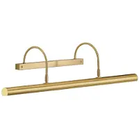 Knapstein Lange schilderijverlichting PICTURE, brons dimbaar, brons / oud-messing, Hal, Messing, Design, Wandlamp