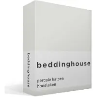Beddinghouse - Percale katoen - Hoeslaken - 80x200 cm - Gebroken wit