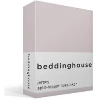 Beddinghouse Jersey - Splittopper Hoeslaken - 180x200/220 - Zacht Roze