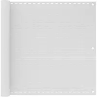 vidaXL Balkonscherm 90x500 cm HDPE wit