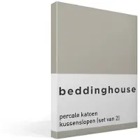 Beddinghouse - Percale katoen - Kussenslopen - Set van 2 - 60x70 cm - Sand