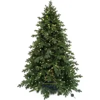 Royal christmas Kunstkerstboom Spitsbergen PE / PVC Premium - met 200 Warm LED verlichting - Hoogte 150 cm - 598 Takken