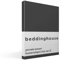 Beddinghouse Kussensloop - Antraciet - 60x70 (set a 2)