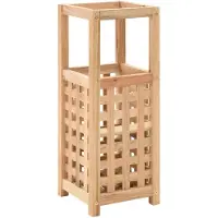 vidaXL Paraplubak 18x18x50 cm massief walnotenhout