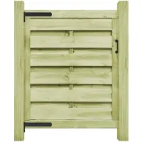 vidaXL Poort 100x100 cm geïmpregneerd grenenhout groen