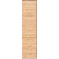 vidaXL Tapijt 80x300 cm bamboe bruin