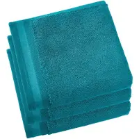 De Witte Lietaer Handdoek Contessa Lagoon Blue (50 x 100 cm) (set van 3)