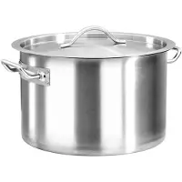 vidaXL Kookpan 24 L 36x24 cm roestvrij staal