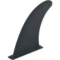 vidaXL Aileron central de planche à pagaie 18,3x21,2 cm Plastique Noir