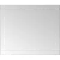 vidaXL Wandspiegel 80x60 cm glas
