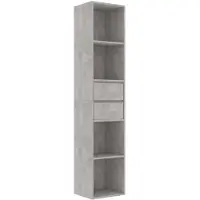 vidaXL Boekenkast 36x30x171 cm bewerkt hout betongrijs