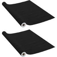 vidaXL Meubelfolies zelfklevend 2 st 500x90 cm PVC donkerhoutkleurig