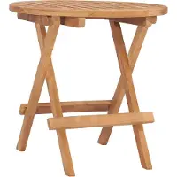 vidaXL Tuintafel inklapbaar 50x50x50 cm massief teakhout