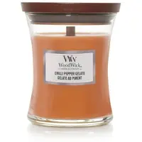 Woodwick Hourglass Medium Geurkaars - Chilli Pepper Gelato