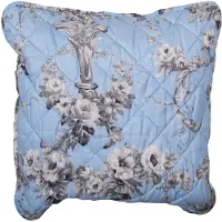 Clayre & Eef Blauwe Kussenhoes 40*40 cm Q192.020