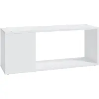 vidaXL Tv-meubel 80x24x32 cm bewerkt hout wit