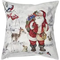 Clayre & Eef Witte Kussenhoes 45*45 cm KT021.265