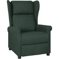vidaXL Fauteuil verstelbaar stof taupe