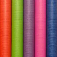 Benza cadeaupapier - Gekleurde kraft inpakpapier - 200 x 70 cm - 6 rollen