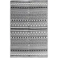 vidaXL Buitenkleed ARAKIL 190x290 cm polypropeen zwart