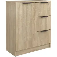 vidaXL Dressoir 60x30x70 cm bewerkt hout sonoma eikenkleurig