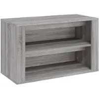 vidaXL Schoenenrek 75x35x45 cm bewerkt hout grijs sonoma eikenkleur