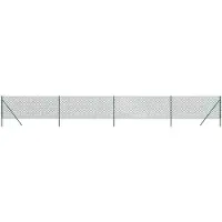 vidaXL Gaashekwerk, groen, 0,8 x 10 meter