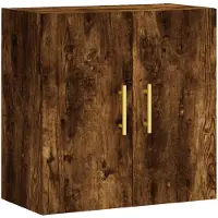 vidaXL Wandkast 60x31x60 cm bewerkt hout gerookt eikenkleurig