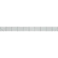 vidaXL Gaashek met grondanker, groen, 2,2 x 25 meter