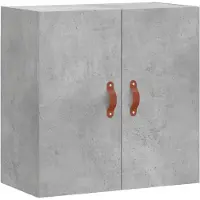 vidaXL Wandkast 60x31x60 cm bewerkt hout betongrijs