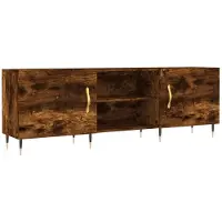 vidaXL Tv-meubel 150x30x50 cm bewerkt hout gerookt eikenkleurig