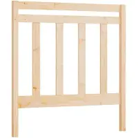 vidaXL Hoofdbord 95x4x100 cm massief grenenhout