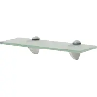 vidaXL Zwevend schap 30x10 cm 8 mm glas