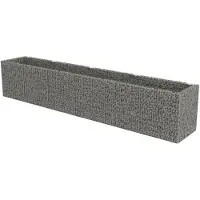 vidaXL Gabion plantenbak verhoogd 540x90x100 cm gegalvaniseerd staal