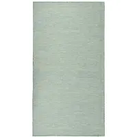 vidaXL Buitenkleed platgeweven 140x200 cm turquoise