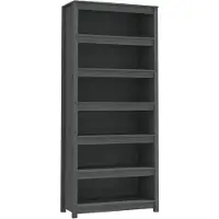 vidaXL Boekenkast 80x35x183 cm massief grenenhout grijs