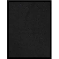 vidaXL Deurmat 40x60 cm zwart