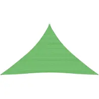 vidaXL Zonnezeil 160 g/m² 5x5x6 m HDPE lichtgroen