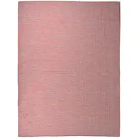 vidaXL Buitenkleed platgeweven 120x170 cm rood