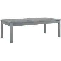vidaXL Salontafel 100x50x33 cm massief acaciahout grijs