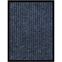 vidaXL Deurmat 40x60 cm gestreept blauw
