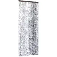vidaXL Vliegengordijn 90x220 cm chenille bruin en beige