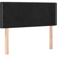 vidaXL Hoofdbord 90x5x78/88 cm fluweel zwart