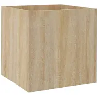 vidaXL Plantenbak 40x40x40 cm bewerkt hout sonoma eiken