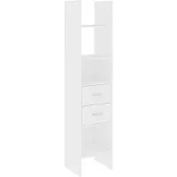 vidaXL Boekenkast 40x35x180 cm bewerkt hout wit