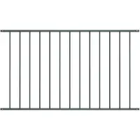 vidaXL Schuttingpaneel Woerden 163x100 cm antracietkleurig
