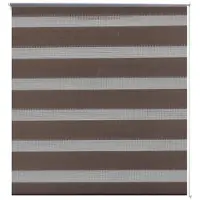 vidaXL Duo Rolgordijn 40x100cm Koffiebruin online kopen