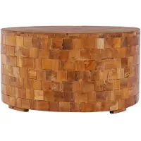 vidaXL Salontafel 60x60x35 cm massief teakhout