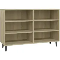 vidaXL Dressoir 103,5x35x70 cm spaanplaat sonoma eikenkleurig