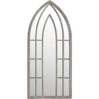 vidaXL Spiegel 100x45 cm ijzer zandkleurig